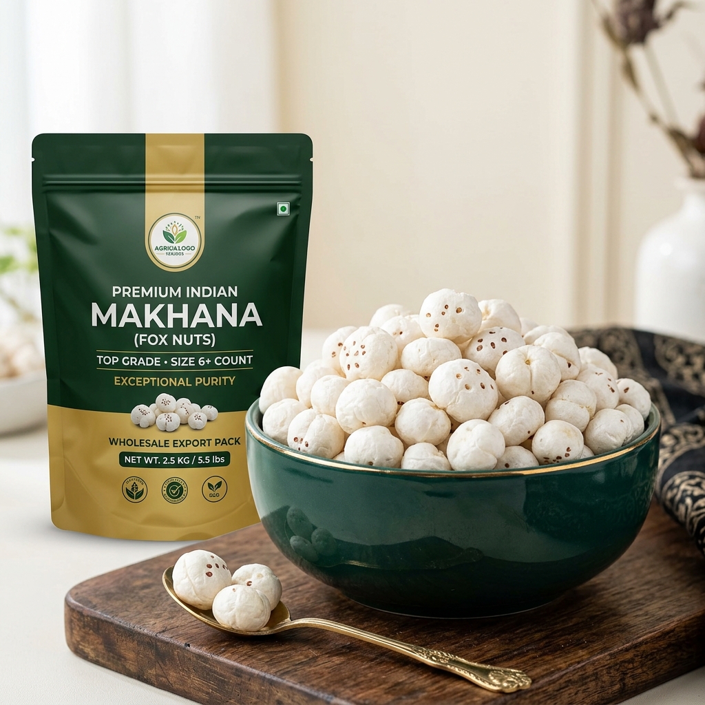 Premium Makhana Indian Fox Nuts Export